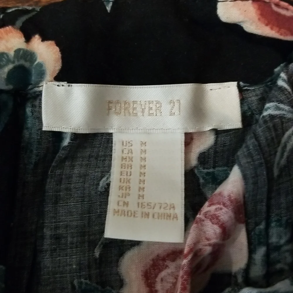 Faux Wrap Rose Maxi Skirt - Picture 4 of 7